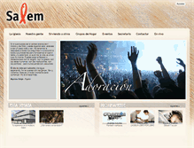 Tablet Screenshot of iglesiasalem.com